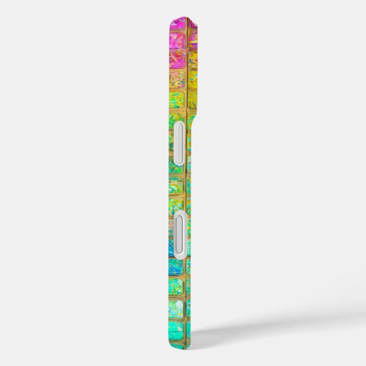 Holographic Mosaic Tile Rainbow Phone Case (Rückseite / Rechts)