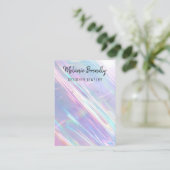 Holographic Necklace Earring Juwelier Display Visitenkarte (Stehend Vorderseite)