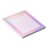 Holographic Ombre Notepad Notizblock (angewinkelt)