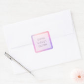 Holographic Ombre Square Sticker (Umschlag)