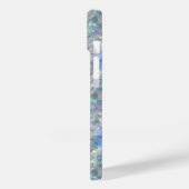 Holographic Opal Stone Background Holidays Name Case-Mate iPhone Hülle (Rückseite / Links)