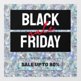 Holographic Opal Stone Background Sale Fensteraufkleber