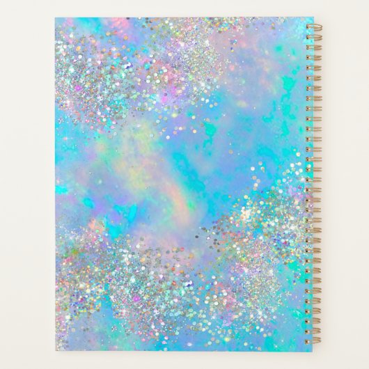 Holographic Opal Stone Glitzer Planer (Rückseite)