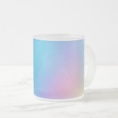 Holographic Pastel Dream Mattglastasse (VorderseiteRechts)