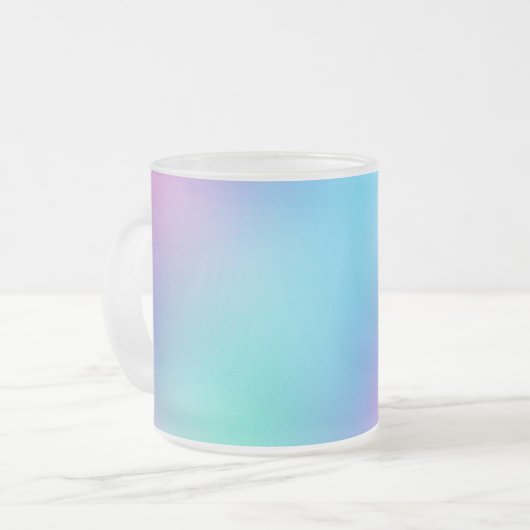 Holographic Pastel Dream Mattglastasse (Vorderseite Links)