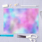 Holographic Pink Pastel Baby Blue Bridal Sweet16. Seidenpapier (Handwerk)