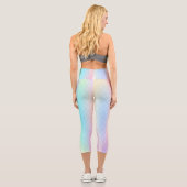 holographic siren with gradient scales capri leggings (Rückseite)