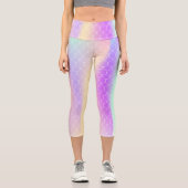 holographic siren with gradient scales capri leggings (Vorderseite)