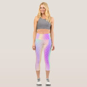 holographic siren with gradient scales capri leggings (Vorderseite)