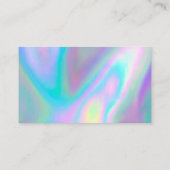 Holographic Social Media Salon Vielen Dank Visitenkarte (Rückseite)