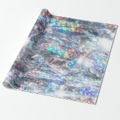 Holographic Sparkle Glitzer Geschenkpapier (Ungerollt)
