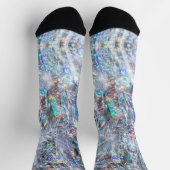 Holographic Sparkle Glitzer Socken (Oben)