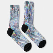 Holographic Sparkle Glitzer Socken (Rechts)