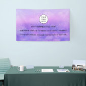 Holographic Sparkle Opal Iridescent-Geschäftszeich Banner (Messeveranstaltung)