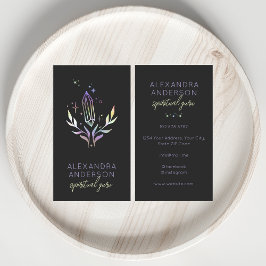 Holographic Spiritual Crystals Mystic Black Visitenkarte