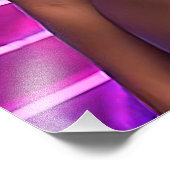 Holographic Swimsuit Model 1990s Style Fotodruck (Ecke)