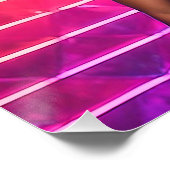 Holographic Swimsuit Model 1990s Style Poster (Ecke)