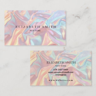 Holographic Texture Business Card Visitenkarte