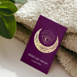 Holographic Third EYE Moon Yoga Holistic Coach Bu Visitenkarte