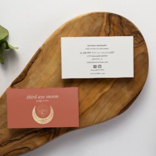 Holographic Third EYE Moon Yoga Spiritual Coach Visitenkarte