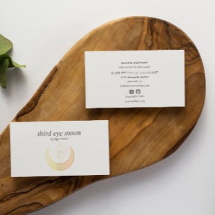 Holographic Third EYE Moon Yoga Spiritual Coach Visitenkarte