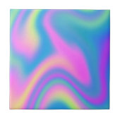 Holographic Tie Dye Fliese (Vorderseite)