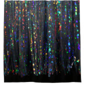 Holographic Tinsel Glam #1 #retro #wall #art Duschvorhang (Vorderseite)