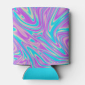 Holographic Trendy Liquid Pattern Design Dosenkühler (Rückseite)