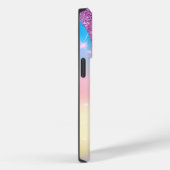 Holographic Unicorn Blume Glitzer Case-Mate iPh iPhone Hülle (Rückseite / Rechts)