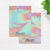 Holographic Unicorn Glitzer Tropfen Earring Displa (Schreibtisch)