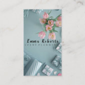 Holographic Unicorn Glitzer Tropfens Beauty Salon Visitenkarte (Vorderseite)