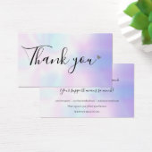 Holographic Vielen Dank für die Rabattkarte (Schreibtisch)