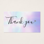 Holographic Vielen Dank für die Rabattkarte (Vorderseite)