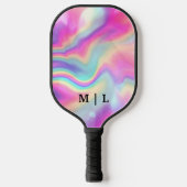 Holographic Wave Pickleball Paddles (Vorderseite)