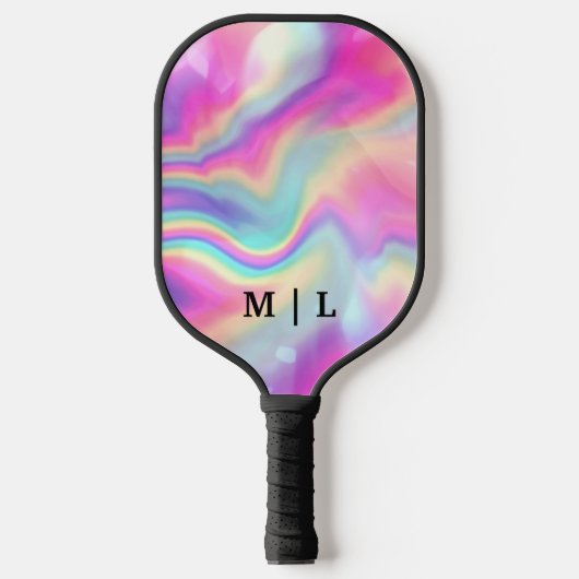 Holographic Wave Pickleball Paddles (Vorderseite)