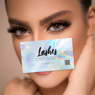 Holographic Wimpern Wimpernverlängerungen Make-up Magnetische Visitenkarte