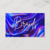 Holographische Braids Visitenkarte (Vorderseite)