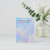 Holographische Earring Display Card für moderne Im Visitenkarte (Stehend Vorderseite)