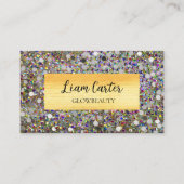 Holographische Elegante individuell anpassbare Vis Visitenkarte (Vorderseite)