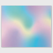 Holographische Eleganz: Meserizing Wrapping Paper Geschenkpapier (Flach)