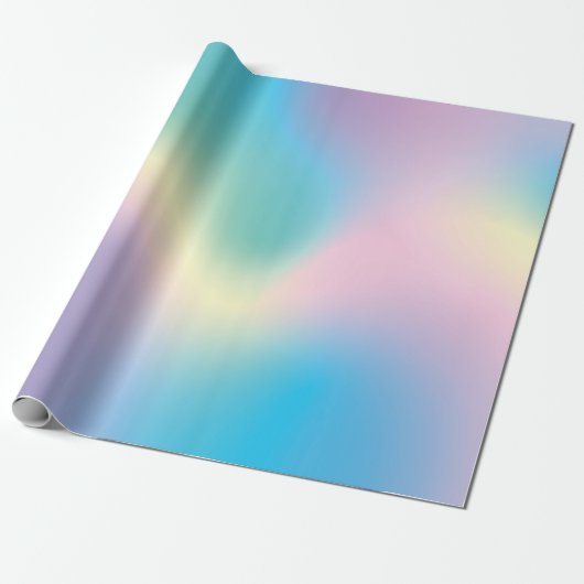 Holographische Eleganz: Meserizing Wrapping Paper Geschenkpapier (Ungerollt)