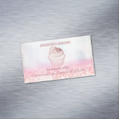 Holographische Glitterie, hausgemachte Kuchen und  Magnetische Visitenkarte (Beispiel)