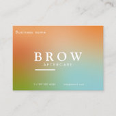 Holographische Gradient nach Pflegeknocheninstrukt Visitenkarte (Vorderseite)