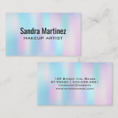 Holographische Gradient Visitenkarte (Vorne/Hinten)