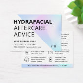 Holographische HydraFacial Aftercare Instruction C (Schreibtisch)