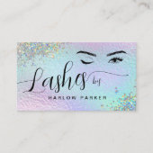 Holographische Imitate Fohlen Funkelnd Glitzer Las Visitenkarte (Vorderseite)