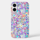 Holographische Imitate Glitzer Glass Look Case-Mate iPhone Hülle (Rückseite)