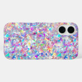 Holographische Imitate Glitzer Glass Look Case-Mate iPhone Hülle (Rückseite (Horizontal))