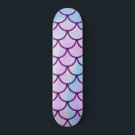 Holographische Iridescent Mermaid Scales Girly Pin Skateboard<br><div class="desc">Dieses coole Skateboard wäre ein wunderbares Geschenk für Meerjungfrau!</div>