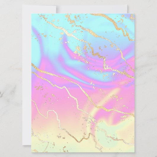 Holographische Iridescent Opal | Flyer der Preise (Rückseite)